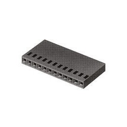 10 pcs - TE Connectivity, AMPMODU MOD IV Female Connector Housing, 2.54mm Pitch, 6 Way, 1 Row