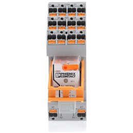 1 pcs - Phoenix Contact RIF-2-RPT-LV-230AC/2X21 Series Interface Relay, DIN Rail Mount, 230V ac Coil, DPDT, 2-Pole