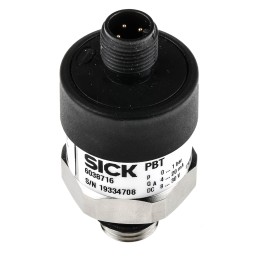 1 pcs - Sick Pressure Sensor, 0bar Min, 1bar Max, Analogue Output, Relative Reading