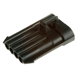 1 pcs - Delphi, Metri-Pack 150 Automotive Connector Plug 4 Way, Crimp Termination