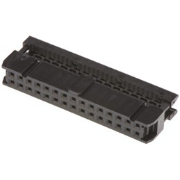 1 pcs - Amphenol ICC 30-Way IDC Connector Socket for Cable Mount, 2-Row