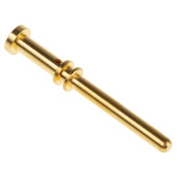 1 pcs - Phoenix Contact Male Crimp Circular Connector Contact, Contact Size 2mm, Wire Size 24 - 18 AWG