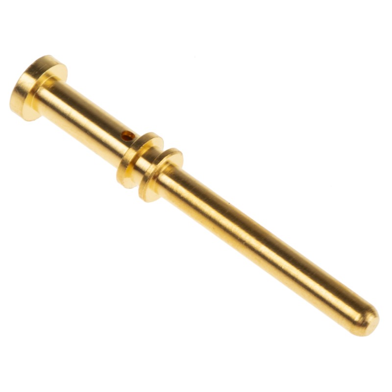 1 pcs - Phoenix Contact Male Crimp Circular Connector Contact, Contact Size 2mm, Wire Size 24 - 18 AWG