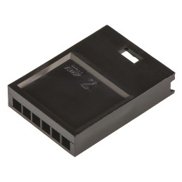 200 pcs - TE Connectivity, AMPMODU MOD II Female Connector Housing, 2.54mm Pitch, 6 Way, 1 Row