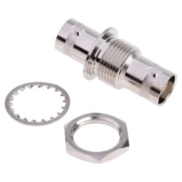 1 pcs - RS PRO Straight 50Ω Coax Adapter BNC Socket to BNC Socket 4GHz