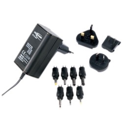 1 pcs - Ansmann 7.2W Plug-In AC/DC Adapter 3V dc Output, 600mA Output