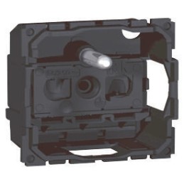 1 pcs - Legrand Black 1 Gang Plug Socket, 16A, Type E - French, Indoor Use