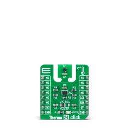 1 pcs - MikroElektronika Thermo 24 Click Temperature Sensor Add On Board for STS40 mikroBUS socket