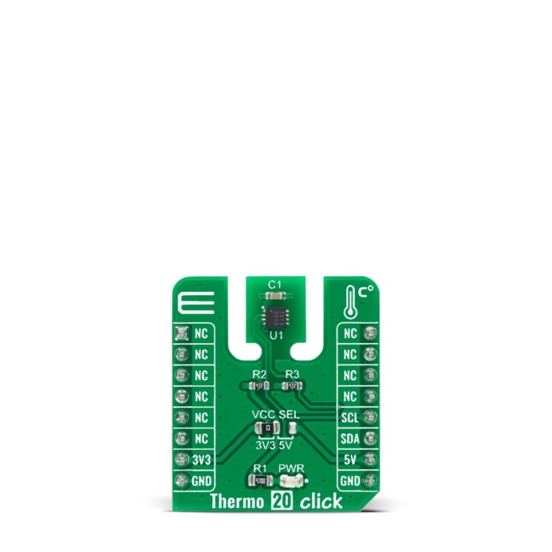 1 pcs - MikroElektronika Thermo 20 Click Temperature & Humidity Sensor mikroBus Click Board for TSYS03