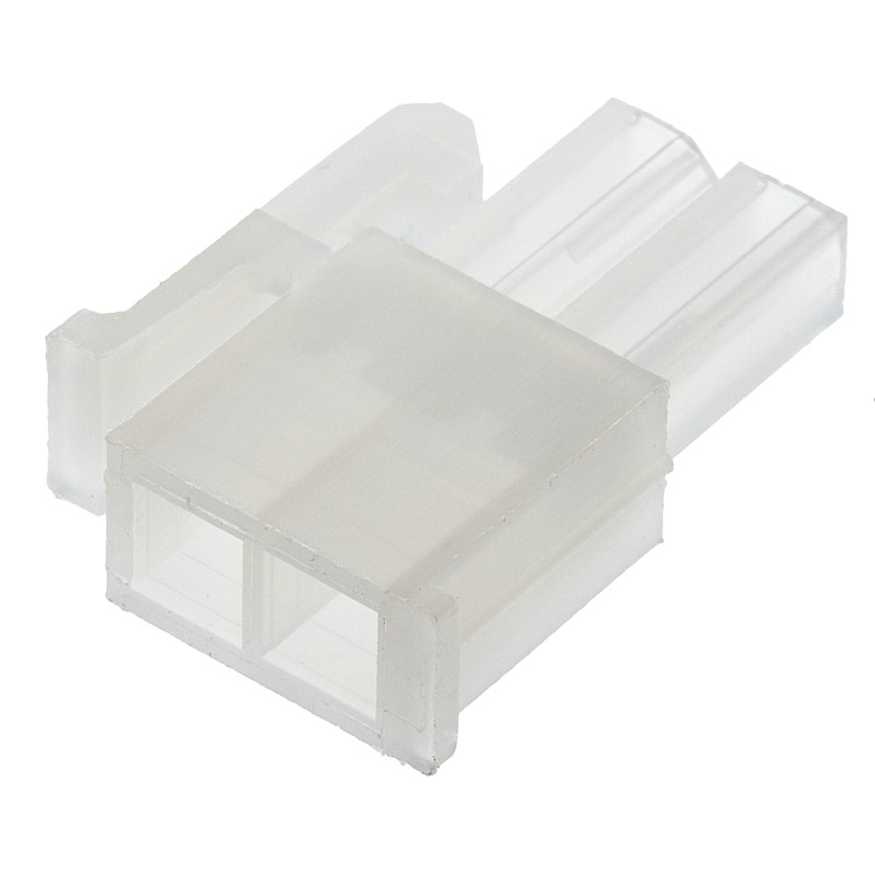 250 pcs - TE Connectivity, VAL-U-LOK Female Connector Housing, 4.2mm Pitch, 2 Way, 2 Row