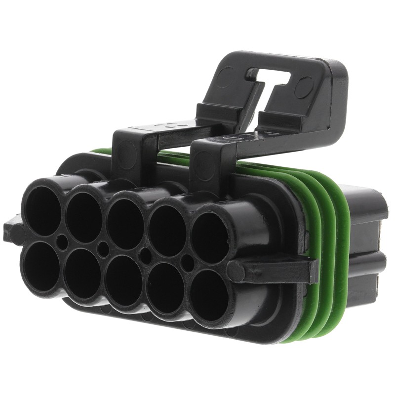 1 pcs - Delphi, Metri-Pack 150 Automotive Connector Socket 10 Way, Crimp Termination