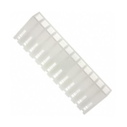 10 pcs - Molex, 2139 Female Crimp Connector Housing, 3.96mm Pitch, 20 Way, 1 Row