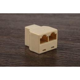 1 pcs - RS PRO 2-Port RJ45 Adapter