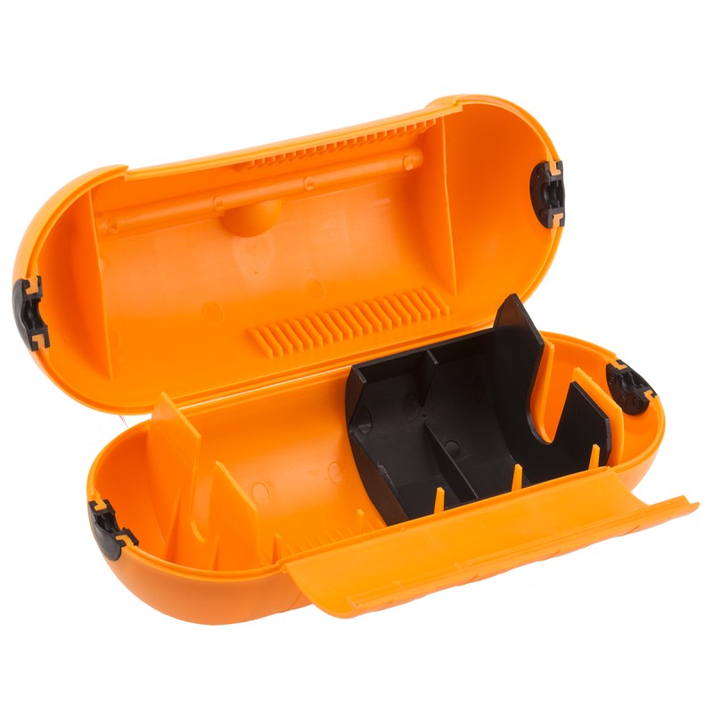 1 pcs - BG Electrical Orange Splashproof Housing for use with Power Connector