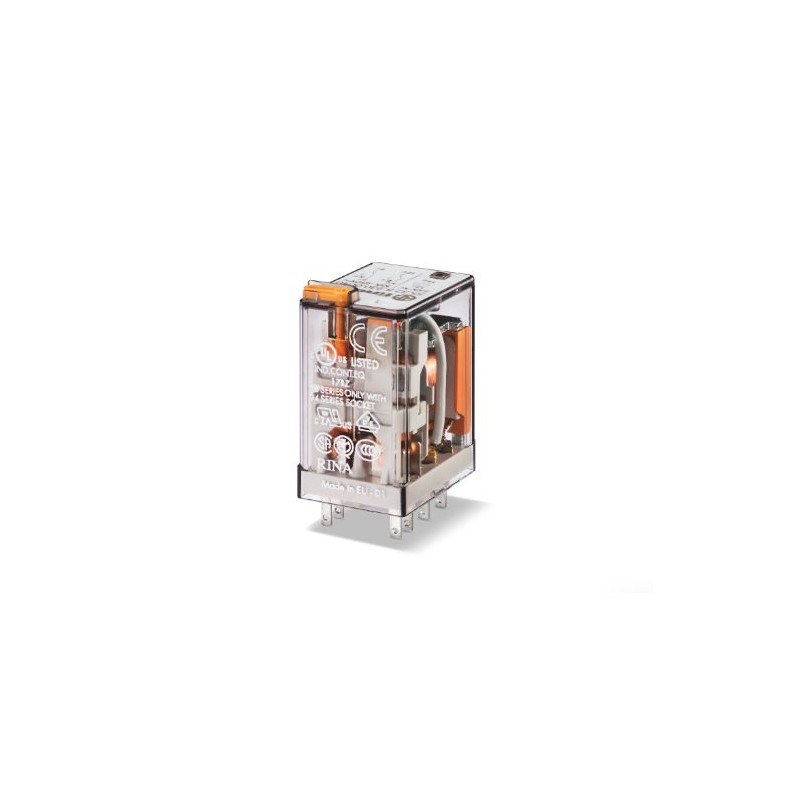 1 pcs - Finder Plug In Relay, 24V dc Coil, 10A Switching Current