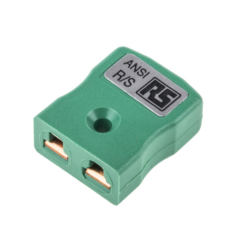 1 pcs - RS PRO Quickwire Thermocouple Connector for Use with Type R/S Thermocouple, Miniature Size, ANSI Standard