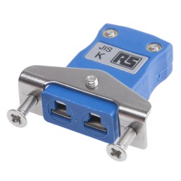 1 pcs - RS PRO Panel Mount Thermocouple Connector for Use with Type K Thermocouple, Miniature Size, JIS Standard