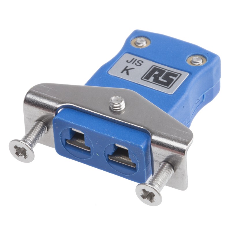1 pcs - RS PRO Panel Mount Thermocouple Connector for Use with Type K Thermocouple, Miniature Size, JIS Standard