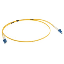 1 pcs - RS PRO LC to LC Duplex Single Mode OS1 Fibre Optic Cable, 9/125μm, Yellow, 1m