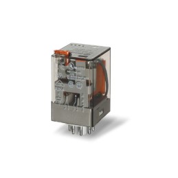 1 pcs - Finder Plug In Relay, 120V ac Coil, 10A Switching Current