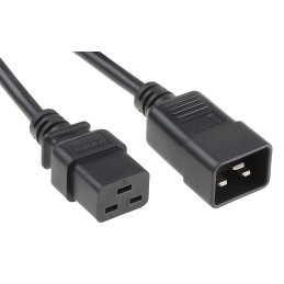 1 pcs - RS PRO IEC C19 Socket to IEC C20 Plug Power Cord, 1m