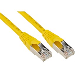 1 pcs - RS PRO Cat5e Male RJ45 to Male RJ45 Ethernet Cable, F/UTP, Yellow PVC Sheath, 3m