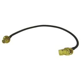 1 pcs - RF Solutions Male SMA to Female SMA Coaxial Cable, 200mm, Terminated