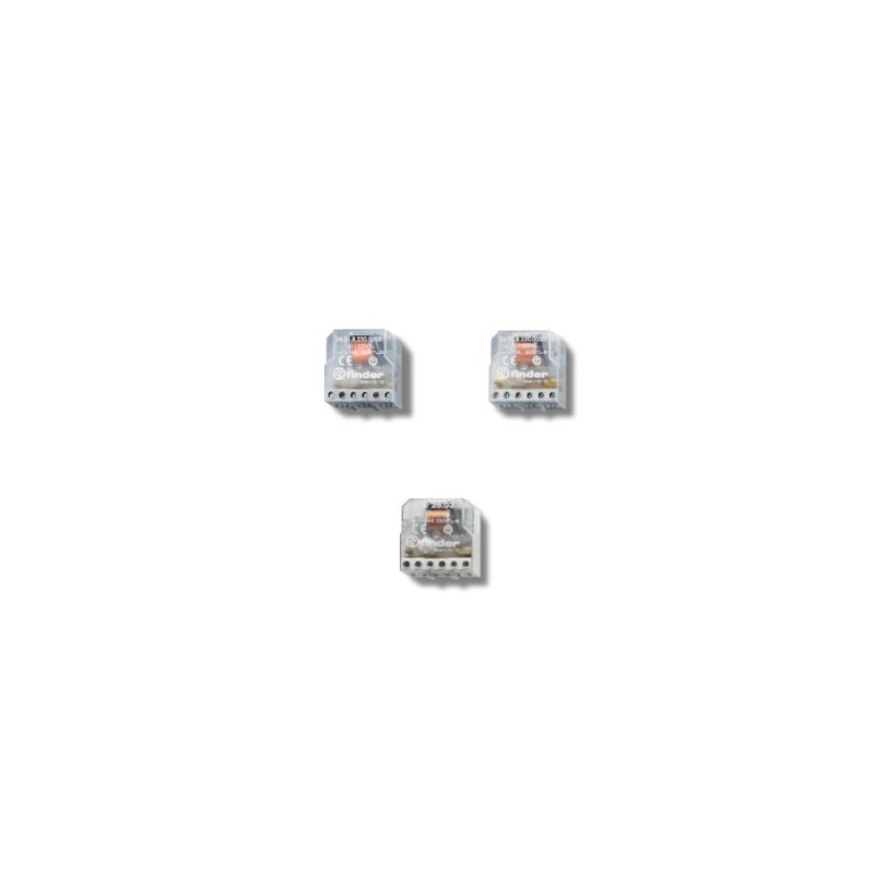 1 pcs - Finder Panel Mount Relay, 24V ac Coil, 10A Switching Current, DPST