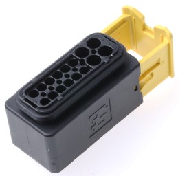 1 pcs - TE Connectivity, HDSCS Automotive Connector Socket 16 Way, Crimp Termination