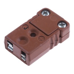 1 pcs - RS PRO High Temperature Thermocouple Connector for Use with Type J Thermocouple, Miniature Size, IEC Standard