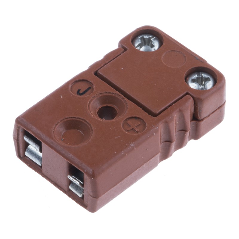 1 pcs - RS PRO High Temperature Thermocouple Connector for Use with Type J Thermocouple, Miniature Size, IEC Standard