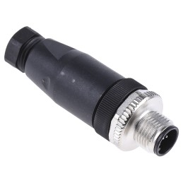 1 pcs - binder Circular Connector, 5 Contacts, Cable Mount, M12 Connector, Socket, Male, IP67, 713 Series