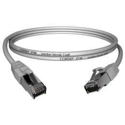 1 pcs - CAE Cat6 RJ45 to RJ45 Ethernet Cable, F/UTP, Grey, 10m, Fire Resistant