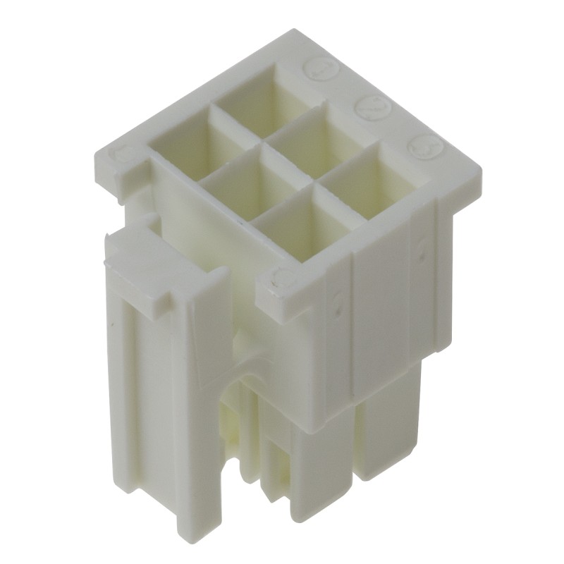 1 pcs - Samtec, IPD1 Male Crimp Connector Housing, 2.54mm Pitch, 6 Way, 2 Row