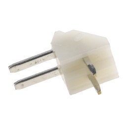 10 pcs - JST NH Series Right Angle Through Hole Pin Header, 2 Contact(s), 2.5mm Pitch, 1 Row(s), Unshrouded