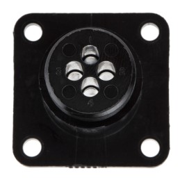 1 pcs - TE Connectivity Circular Connector, 4 Contacts, Panel Mount, Socket, Male, CPC Series 1 Series