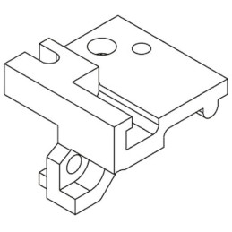 1 pcs - HARTING, 09 06 Fixing Bracket for use with DIN 41612 Connector