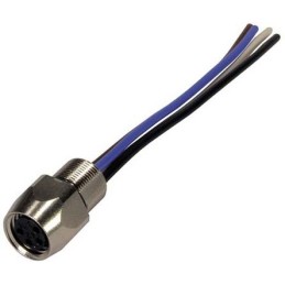 1 pcs - HARTING Straight Female 4 way M8 to Unterminated Sensor Actuator Cable, 5m