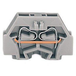 10 pcs - Wago 260 Series Grey Modular Terminal Block, 1.5mm², Single-Level, Cage Clamp Termination