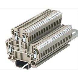 10 pcs - RS PRO Double Level Terminal Block, 2.5mm², Double-Level, Screw Termination