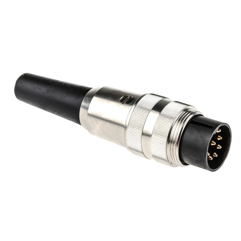 1 pcs - Lumberg, SV 8 Pole M16 Din Plug, DIN EN 60529, 5A, 60 V ac IP40, Male, Cable Mount