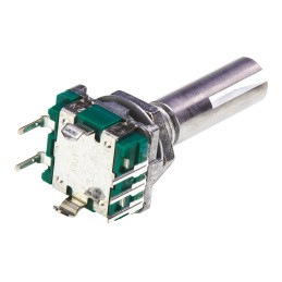 1 pcs - Alps Alpine Incremental Incremental Encoder, 15 ppr, 6mm Shaft