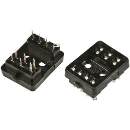 5 pcs - TE Connectivity 24V dc DIN Rail Relay Socket, for use with RF Relay, Signal Relay, Telecom Relay