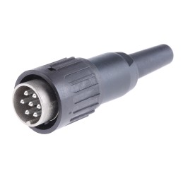 1 pcs - Amphenol Industrial, C 091 B 7 Pole M16 Din Plug, 5A, 300 V ac, Male, Cable Mount