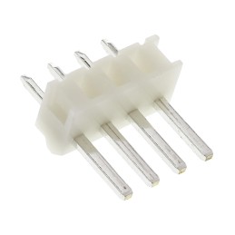 10 pcs - JST NH Series Straight Through Hole Pin Header, 4 Contact(s), 2.5mm Pitch, 1 Row(s), Unshrouded