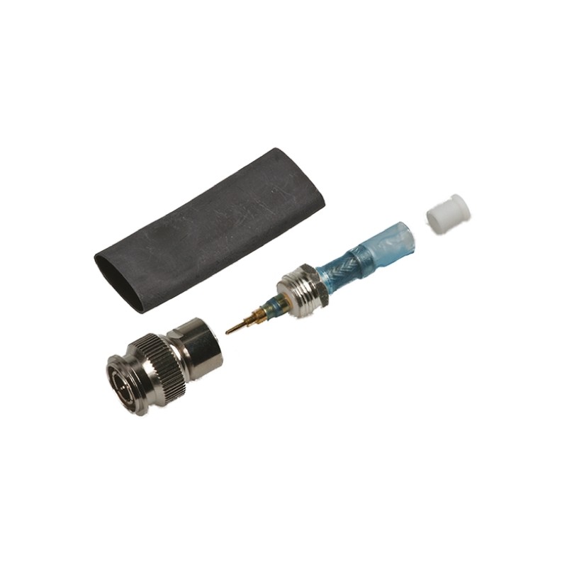 15 pcs - TE Connectivity, Plug Cable Mount TNC Connector, 50Ω, Solder Termination, Straight Body