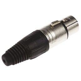 1 pcs - Neutrik Cable Mount XLR Connector, Female, 50 V, 5 Way, Silver Plating