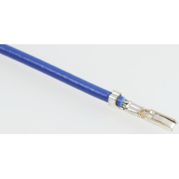 50 pcs - JST Female SZE to Female SZE Crimped Wire, 150mm, 0.14mm², Blue