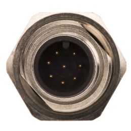 1 pcs - Brad from Molex Circular Connector, 8 Contacts, PCB Mount, M12 Connector, Socket, Male, IP69K, Ultra-Lock Series