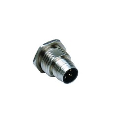 1 pcs - Brad from Molex Circular Connector, 8 Contacts, PCB Mount, M12 Connector, Socket, Male, IP69K, Ultra-Lock Series